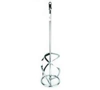 M14 mixing paddle mixer 180x600mm 3 Blade Threaded shank Galvanised Negative