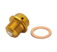 M14 Power Magnetic Oil Drain Plug Bolt Screw with Washer For Suzuki DR-Z125 DR600 650 R/S/SE DR125 DR200 DR400 DR500 DR750 DR800(Gold)
