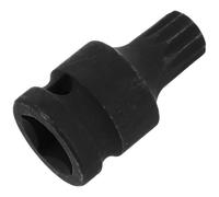M14 Spline Socket Triple Bit Remover 1/2 Inch Steel Black