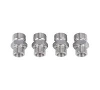 M14 to M16 Hydraulic Fitting Adapters, Carbon Steel Thread Connector for Mini Excavators Construction Projects 4PCS Set