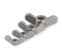 M14 Wing Nuts,304 Stainless Stee Butterfly Nut,Heavy Duty Hand Twist Tighten Hardware Nut Threaded Bolts Fasteners Parts,2pcs