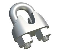 M14 Wire Rope Cable Clip Clamp Grip - U Bolt Saddle Zinc Plated Alloy Steel Fastener for Rigging and Tensioning Ropes Wires 14mm Certified Standard DIN741 (18 Pieces)