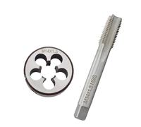 M14 x 1.5 Metric Thread Tap and Die Set, Wookiwuki Standard High-speed Steel Machine Tap Die Set M14 x 1.5mm Right Hand