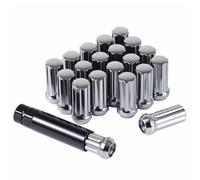 M14x1.5 Lug Nuts 14x1.5 7 Spline Lug Nuts M14 x 1.5 Chrome Lug Nuts 2" Tall Set of 20 Pack 14mmx1.5 Lug Nuts Acorn Aftermarket Wheel Lug Nut