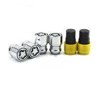 M14X1.5 M14 1.5 Steel Auto Car Alloy Wheel Rim Lock Locking Nuts Lug Nuts With 2 Adapter Steel Lug Bolts Tire Studs Car Accessories Wheel Nut Car wheel Lug bolts