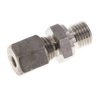 M14x1.5 Male x 6S Stainless steel Straight Compression Fitting 630 Bar DIN 2353