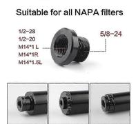 M14x1.5 to 5/8x24 Thread Adapter compatible with Custom Firearm Builds M14*1