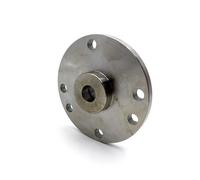 M14x1mm M14 Spindle Thread Chuck Flange Back Plate Base Adapter K11-80 K12-80 K11-100 K12-100 K11-125 K12-125 (Color : 100mm)