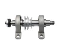 M14x1mm Spindle Shaft Bar Shank Pulley Bearing Wood Lathe Headstock Fit Chuck K01-50 K02-50 K01-65 K02-65