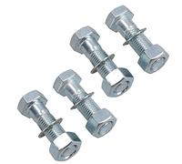 M16 (16mm) x 55mm High Tensile Tow Bar Ball Fixing Bolts Washers + Nuts 4 Pack