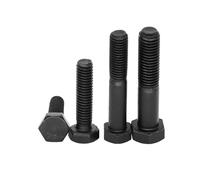 M16 M18 M20 1.5/2/2.5mm Pitch 12.9G GB5783 Left Handed Way Opposite Reverse Fine Thread External Hex Hexagon Head Cap Screw Bolt(1Piece M16x2x90,Half Thread)