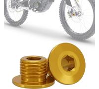 M16x1.5 Front Fork Axle Nut for Surron,Motorbike Wheel Axle Nuts Screws for Surron Light Bee x/s Talaria Sting R MX4 MX3 TL4000 X3 Gold