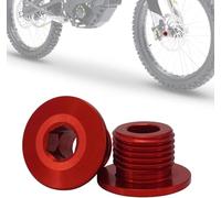 M16x1.5 Front Fork Axle Nut for Surron,Motorbike Wheel Axle Nuts Screws for Surron Light Bee x/s Talaria Sting R MX4 MX3 TL4000 X3 Red