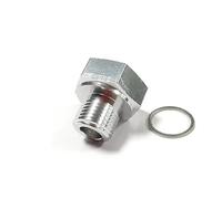 M16x1.5 To 1/8 NPT Stainless Steel LS Oil Pressure Sensor Adapter Engine Swap With Washer LS1 LSX LS3 1Pcs