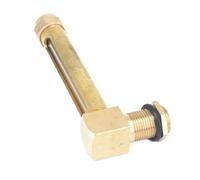 M16x1.5mm 80mm Brass Oil Liquid Level Indicator Sight Glass for Lathes Sump Gas Engine Electronic Starter Tractor -40 to 300 Degrees C