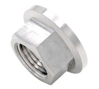 M16x1.5mm Ti GR5 Titanium Flange Hex Nut For Motorcycle Centre Shaft