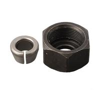 M17 6 Over 635/8mm Collet for Adapter Having Machine Chuck Engraving and Nut Router Trimming Woodworking Tools Carbon Steel Construction (Nut 8mm Collet)