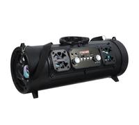 M17 Barrel Speaker Wireless Subwoofer Portable Super Bass Audio | Wireless Connectivity, Stereo Sound Output, 1500mah Battery, Black Plastic Build, Hiking and Home Use