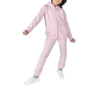 M17 Kids Unisex Zip Through Hoodie Long Sleeve Hooded Sweatshirt Jacket Top With Pocket - Pink - (7-8 Years)