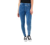 M17 Women Ladies Denim Jeans Jeggings Skinny Fit Classic Casual Trousers Pants with Pockets (8, Acid Blue)