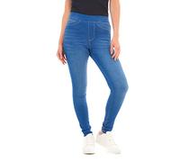 M17 Women Ladies Denim Jeans Jeggings Skinny Fit Classic Casual Trousers Pants with Pockets (8, Bright Blue)