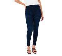 M17 Women's 5.06E+12 Women Ladies Denim Jeans Jeggings Skinny Fit Classic Casual Cotton Trousers Pants with Pockets, Dark Wash Blue, 8 UK