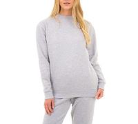M17 Womens Ladies Recycled Sweatshirt Soft Cosy Casual Long Sleeve Top Pullover Jumper Crewneck Sweater (M, Grey), 5056242846888