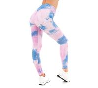 M17 Women's Womens Ladies Tie Dye Honeycomb Waffle Leggings Leggings