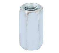 M18 Langmuttern, Zinc Plated Long Rod Coupling Hex Nut Carbon Steel Fastener for Maintenance M18*55 * 26mm Home Office Appliance