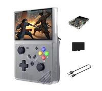 M18 Retro Handheld Game Console with 4000mAh Rechargeable Large Battery, 4.3 Inch Portable Gaming Console R43 Pro with 30000+ Games, Arcade Video Game Player for Kids, Adult, Boys and Girls (Black)