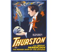 M18 Vintage 1914 Thurston The Great Do Spirits Come Back Magic Magician Poster Re-Print - A4 (297 x 210mm) 11.7" x 8.3"