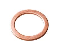 M18 x 24mm x 2mm Metric Copper Sealing Washers Flat Rings Form A DIN 7603 A - Pack of 2 E02BCD