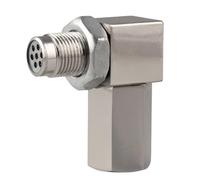 M18x1.5 Exhaust Catalyst Rear Oxygen Sensor Spacer 90 Degree Catalyst Lambda O2 Adapter CEL Fix Oxygen Sensor