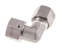 M18x1.5 x 10S Stainless steel Adjustable 90 deg Elbow Fitting with Sealing cone and O-ring 630 Bar DIN 2353