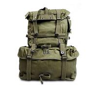 M1945 Equipment Group Package WWII WW2 Vietnam War Backpack Korean War Tactical Backpack, Green, Military