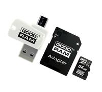 M1A4-0640R12 Memory Card SD XC Micro 64GB Read: 100MB/s GOODRAM