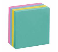 M1SS [100 Sheets] - 5 x 5” inches Square Card Stock, 250gsm Multicoloured Card Pack with 4 Pastel Colours, Perfect for Arts and Craft, Stationery Home and Office Use