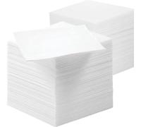 M1SS 1000 x White Serviettes Paper Napkins (29 x 29 cm) 1-Ply Strong Serviettes, Super Soft Disposable Cocktail Napkins | Absorbent Table Tissues Best for Christmas, Parties, Halloween, Thanksgiving
