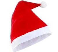 M1SS 144 PCS x Red Santa Claus Hats With Bobbles Unisex Christmas Hats For Kids, Adults And Teens Xmas Hoilday, Office, Parties Bulk Supply.