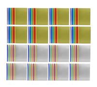 M1SS 160pcs A4 Slide Binder File Folder Set - 80 Clear + 80 Assorted Clipbar Report Covers - Transparent Plastic File Folders for Documents, Office, School & Project Organisation
