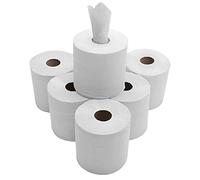 M1SS 2 Ply White Kitchen Tissue Rolls Highly Absorbent Embossed Design Chemical Free Soft & Strong 34 GSM Tissue Paper Rolls Ideal for Kitchen, Office and Catering Use (525 Sheets X 10 Rolls)
