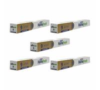 M1SS 5 Rolls Premium Heavy-Duty Kitchen Foil, 10.5 Micron Aluminium Foil Roll, 295mm x 9m | Quality Food Service & Catering Foil | Ideal for Home & Professional - 9 Meter