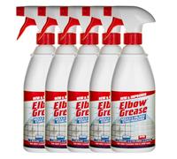 M1SS 5 x Elbow Grease Mould and Mildew Stain Remover Spray 700ml - Powerful Bleach Cleaner for Bathrooms, Kitchens, Tiles and Outdoor Surfaces