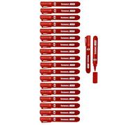 M1SS 72 PCS Red Permanent Markers Thick Bullet Tip Waterproof Pens Quick Drying Paint Marker for Plastic Wood Stone Metal Glass Home School Office Stationery