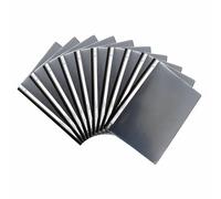 M1SS A4 Black Polypropylene Document Project Folders, 2 Prong, Pack of 25