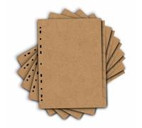 M1SS A4 File Dividers 10-Tab, 30 Sheets Kraft Subject Divider Writable Tabs