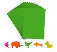M1SS A4 Fluorescent Green Card 250 GSM, Pack of 3 (90 Sheets), Thick Smooth Coloured Cardstock, Inkjet & Laser Printer Compatible, Recyclable Paper for Flyers, Invitations, Menus, Crafts & Office Use