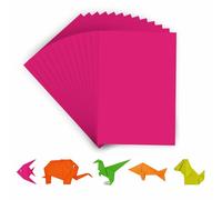 M1SS A4 Fluorescent Smooth Pink Card, 100% Recycled Paper 250 GSM, Pack of 3 (90 Sheets), Thick Coloured Cardstock, Inkjet & Laser Printer Compatible for Invitations, Flyers, Crafts & Office Use