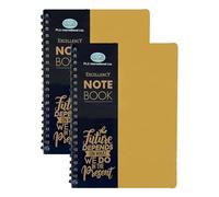 M1SS A4 Orange Wiro Notebook | Twin Wire Spiral | 140 Pages