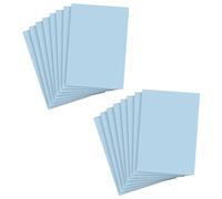 M1SS A4 - Pastel Blue Card 200 Sheets | 250 GSM Smooth Cardstock, Inkjet & Laser Printer Compatible, Same Colour Both Sides, Ideal for Flyers, Menus, Invitations, Greeting Cards & DIY Crafts (2 Packs)